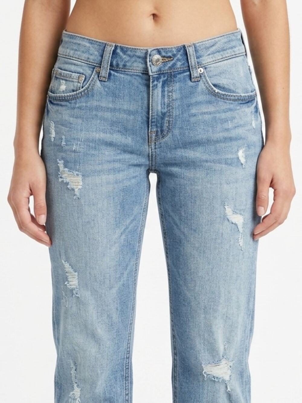 bebe Favorite Favorite Boyfriend Made in USA Jeans Blue Women Size 30